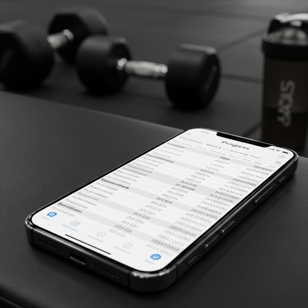 Track Your Progress - Workout Tracking Spreadsheet